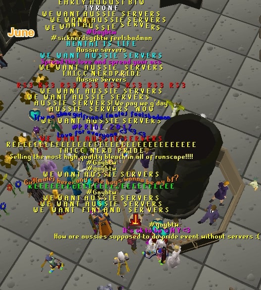 Au OSRS clan aussie servers riot event
