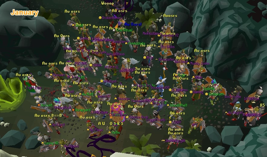 Au OSRS clan chambers of xeric first release event