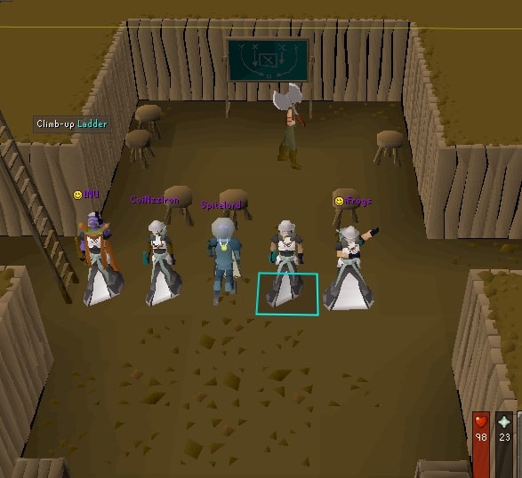 Au OSRS clan barbarian assault event