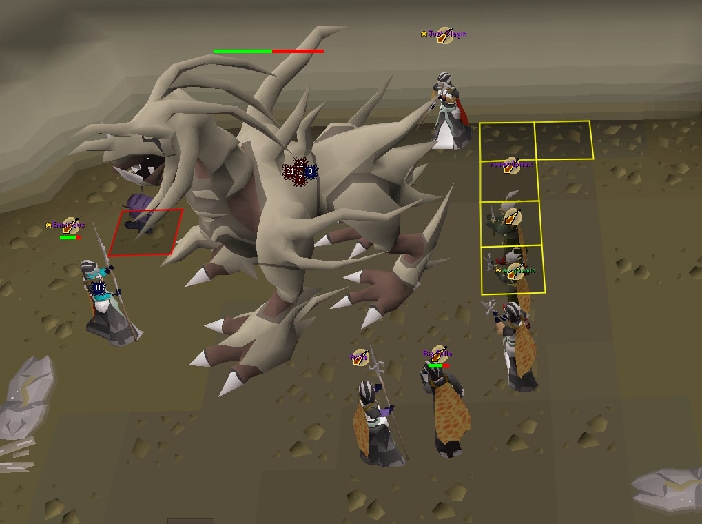 Au OSRS clan corporeal beast mass event