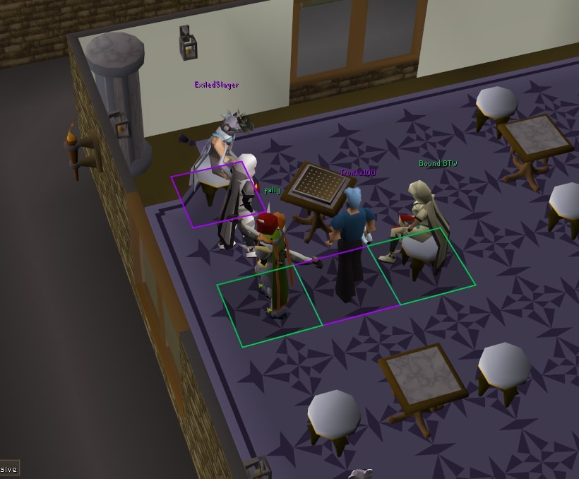 Au OSRS clan burthorpe games room event