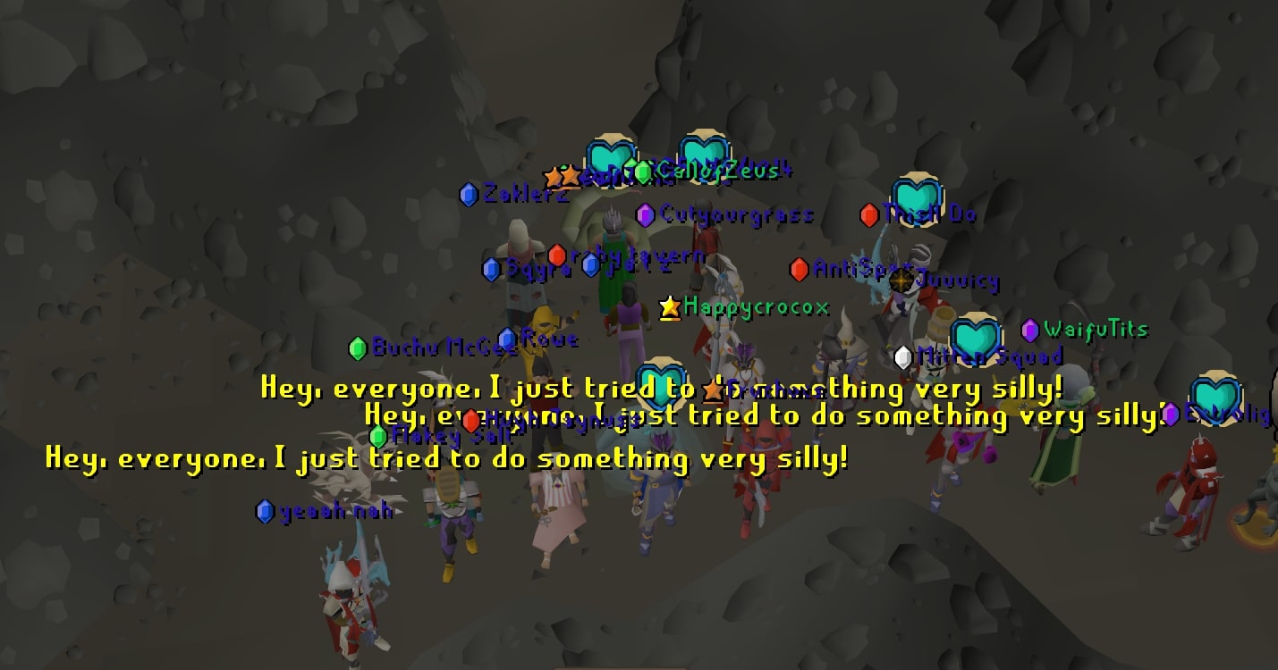 Au OSRS clan tears of guthix event