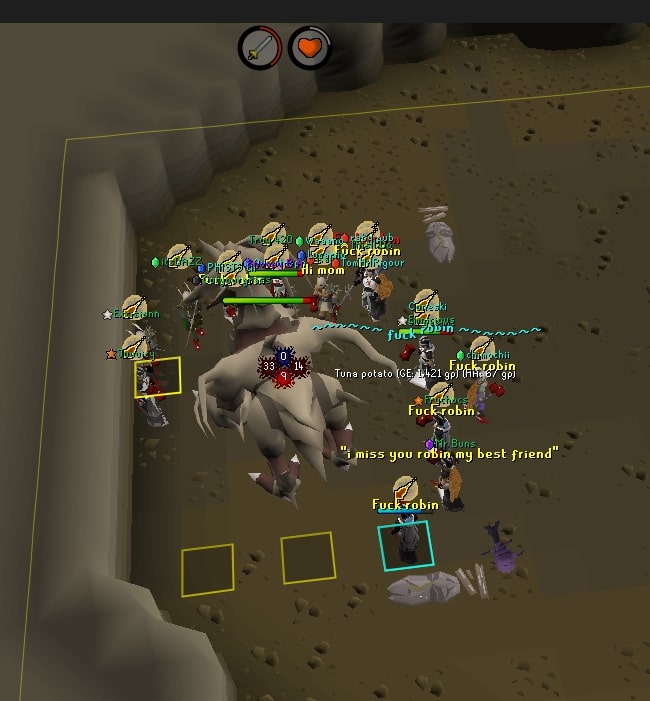 Au OSRS clan corp special fuck robin event