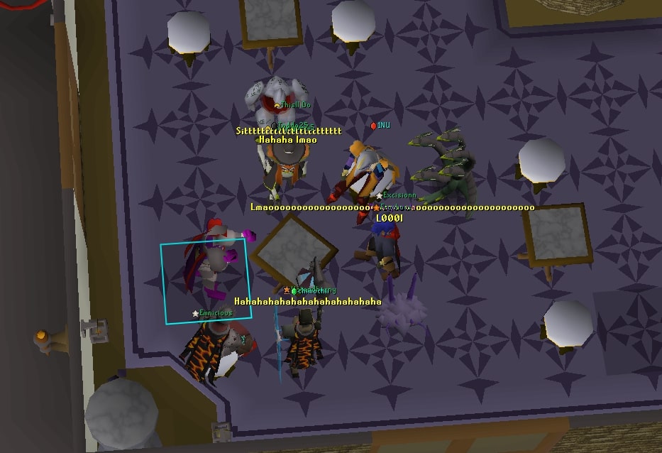 Au OSRS clan burthorpe games room event