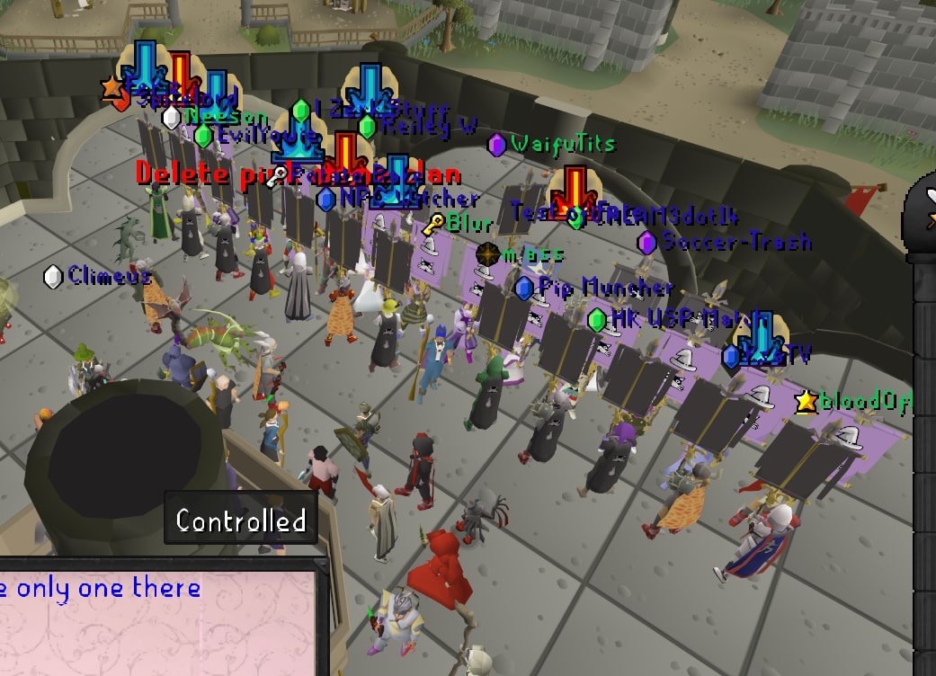 Au OSRS clan grand exchange mass event