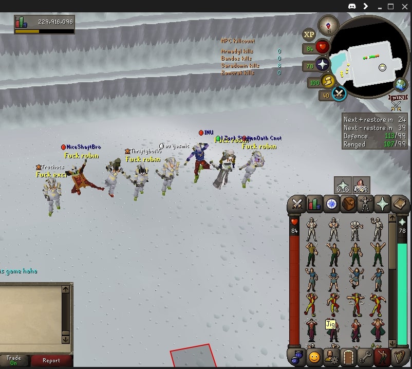 Au OSRS clan saaraaaa event