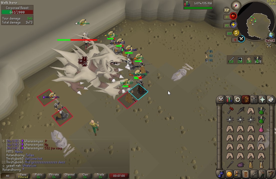 Au OSRS clan sigil sundays heavy hitters event