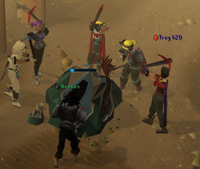 Au OSRS clan osrs star miners unite event