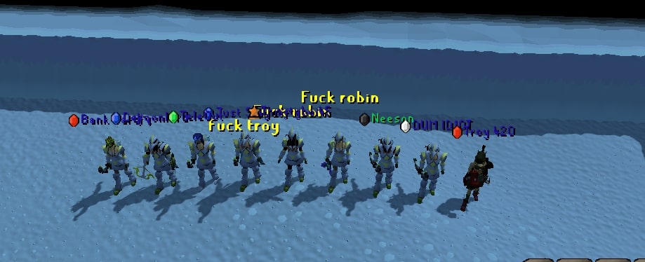 Au OSRS clan saradomin mass event