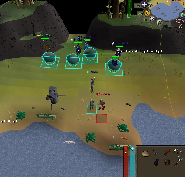 Au OSRS clan anti crash sand crabs event