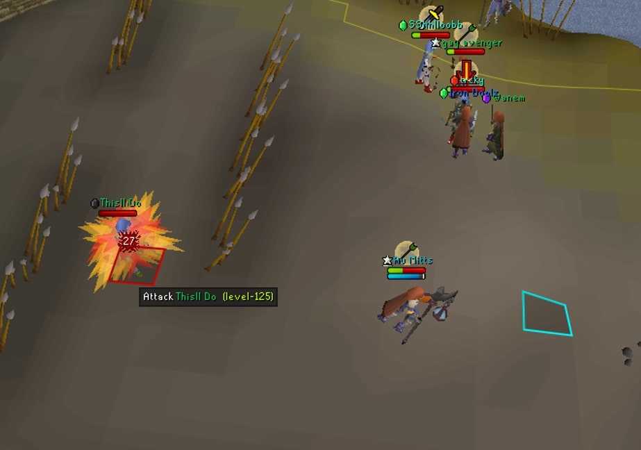 Au OSRS clan castle wars mass event