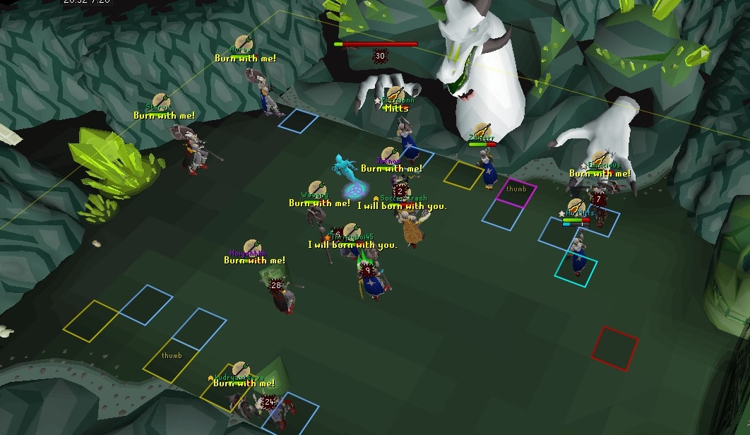 Au OSRS clan cox mess not mass event