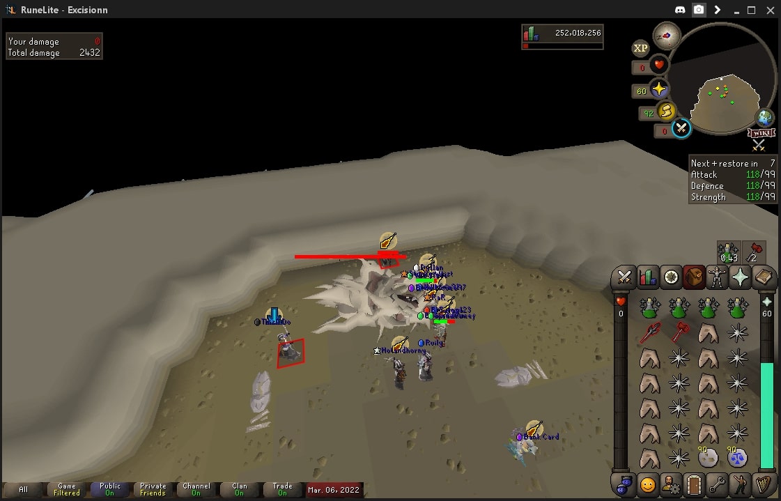 Au OSRS clan sigil sunday rip exci event